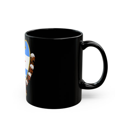 Coat of Arms Santiago del Estero Argentina - Black Coffee Mug-The Sticker Space