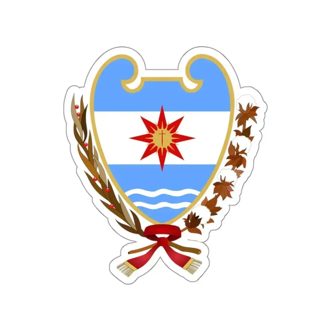 Coat of Arms Santiago del Estero Argentina STICKER Vinyl Die-Cut Decal 3 Inch - The Sticker Space