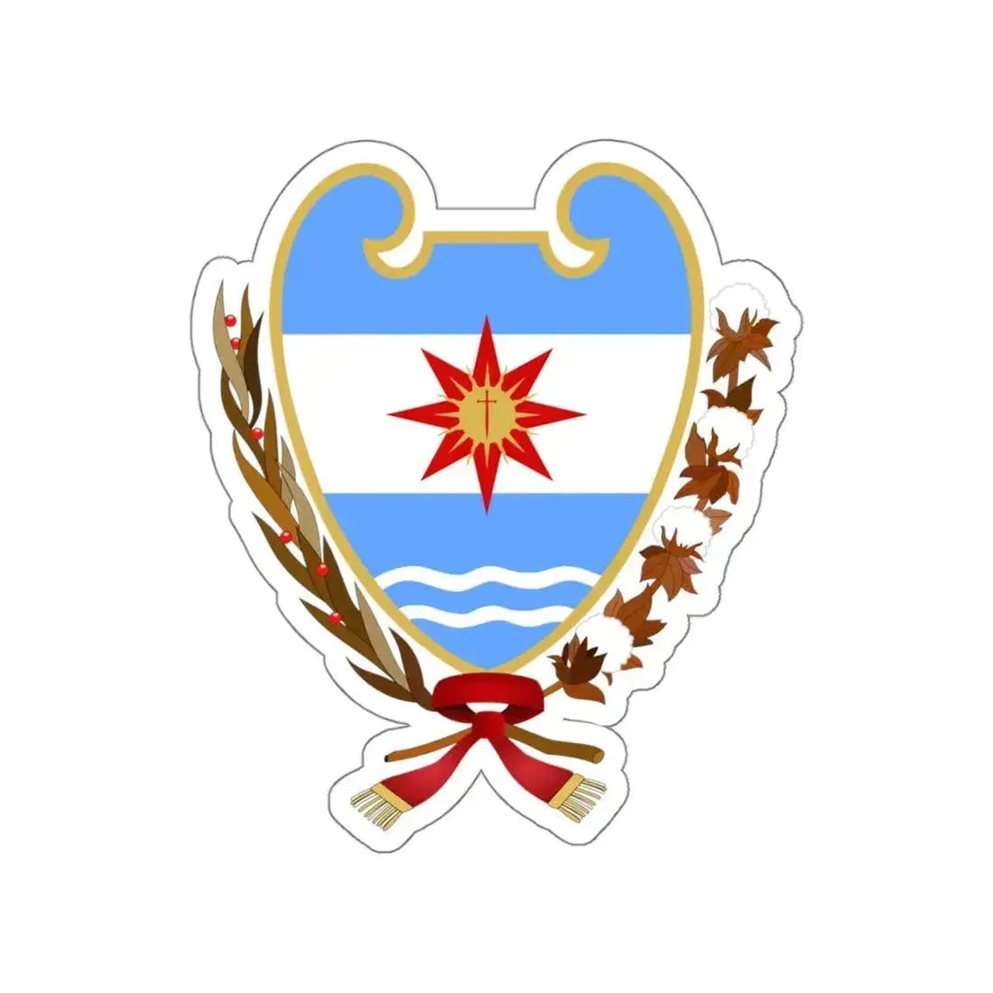 Coat of Arms Santiago del Estero Argentina STICKER Vinyl Die-Cut Decal 5 Inch - The Sticker Space