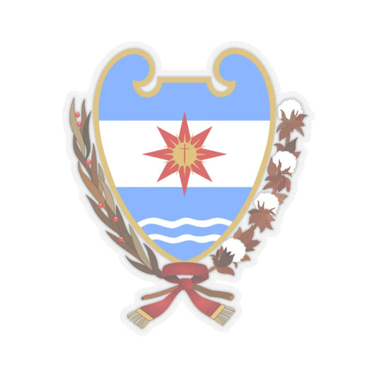 Coat of Arms Santiago del Estero Argentina - STICKER Vinyl Kiss-Cut Decal 2 Inch Transparent - The Sticker Space
