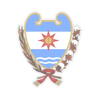 Coat of Arms Santiago del Estero Argentina - STICKER Vinyl Kiss-Cut Decal 4 Inch Transparent - The Sticker Space