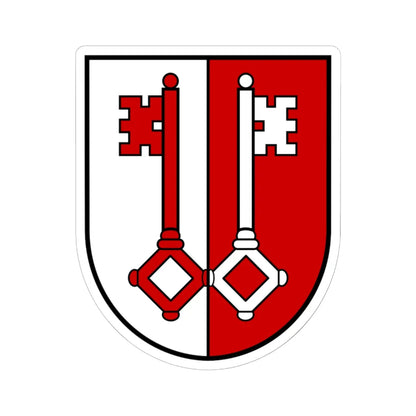 Coat of arms Schluesslberg (Austria) (Coat of Arms) STICKER Vinyl Kiss-Cut Decal 6 Inch White - The Sticker Space