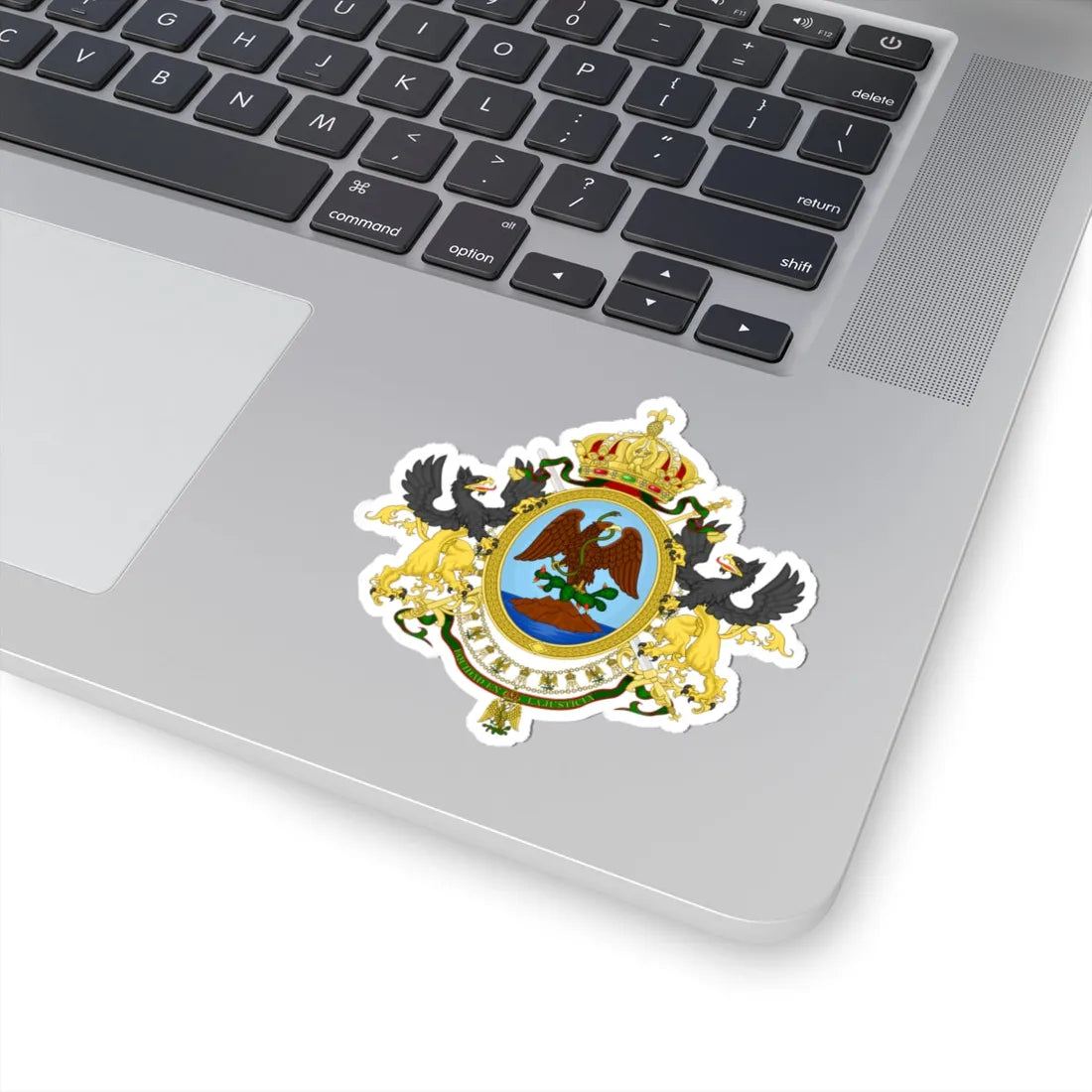 Coat of Arms Second Mexican Empire (Mexico) (Coat of Arms) STICKER Vinyl Kiss-Cut Decal - The Sticker Space