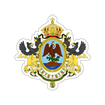 Coat of Arms Second Mexican Empire STICKER Vinyl Die-Cut Decal 5 Inch - The Sticker Space