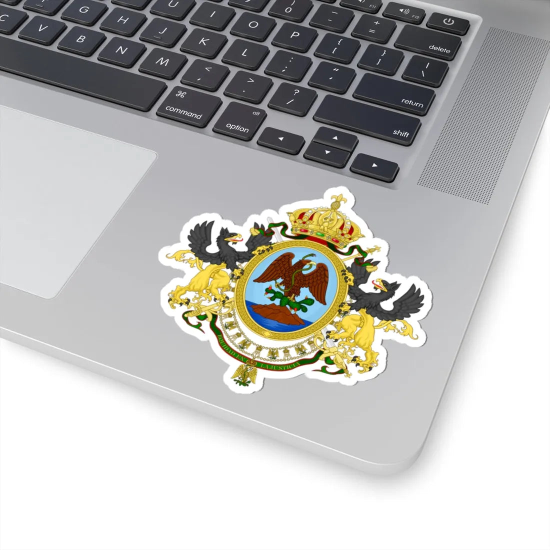 Coat of Arms Second Mexican Empire - STICKER Vinyl Kiss-Cut Decal - The Sticker Space