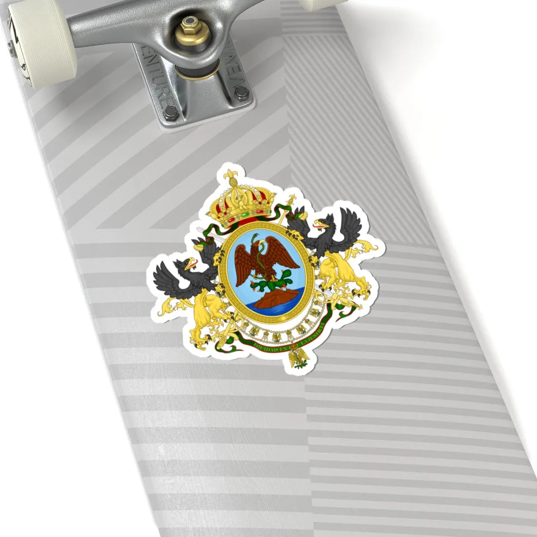 Coat of Arms Second Mexican Empire - STICKER Vinyl Kiss-Cut Decal - The Sticker Space