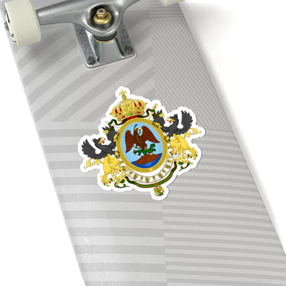 Coat of Arms Second Mexican Empire - STICKER Vinyl Kiss-Cut Decal - The Sticker Space