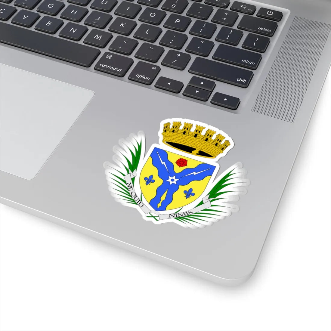 Coat of arms Sherbrooke (Canada) (Coat of Arms) STICKER Vinyl Kiss-Cut Decal - The Sticker Space