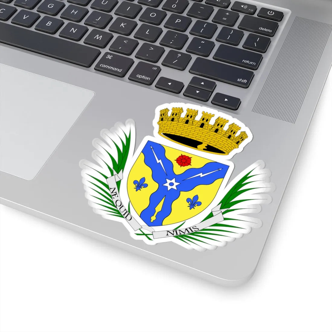 Coat of arms Sherbrooke (Canada) (Coat of Arms) STICKER Vinyl Kiss-Cut Decal - The Sticker Space