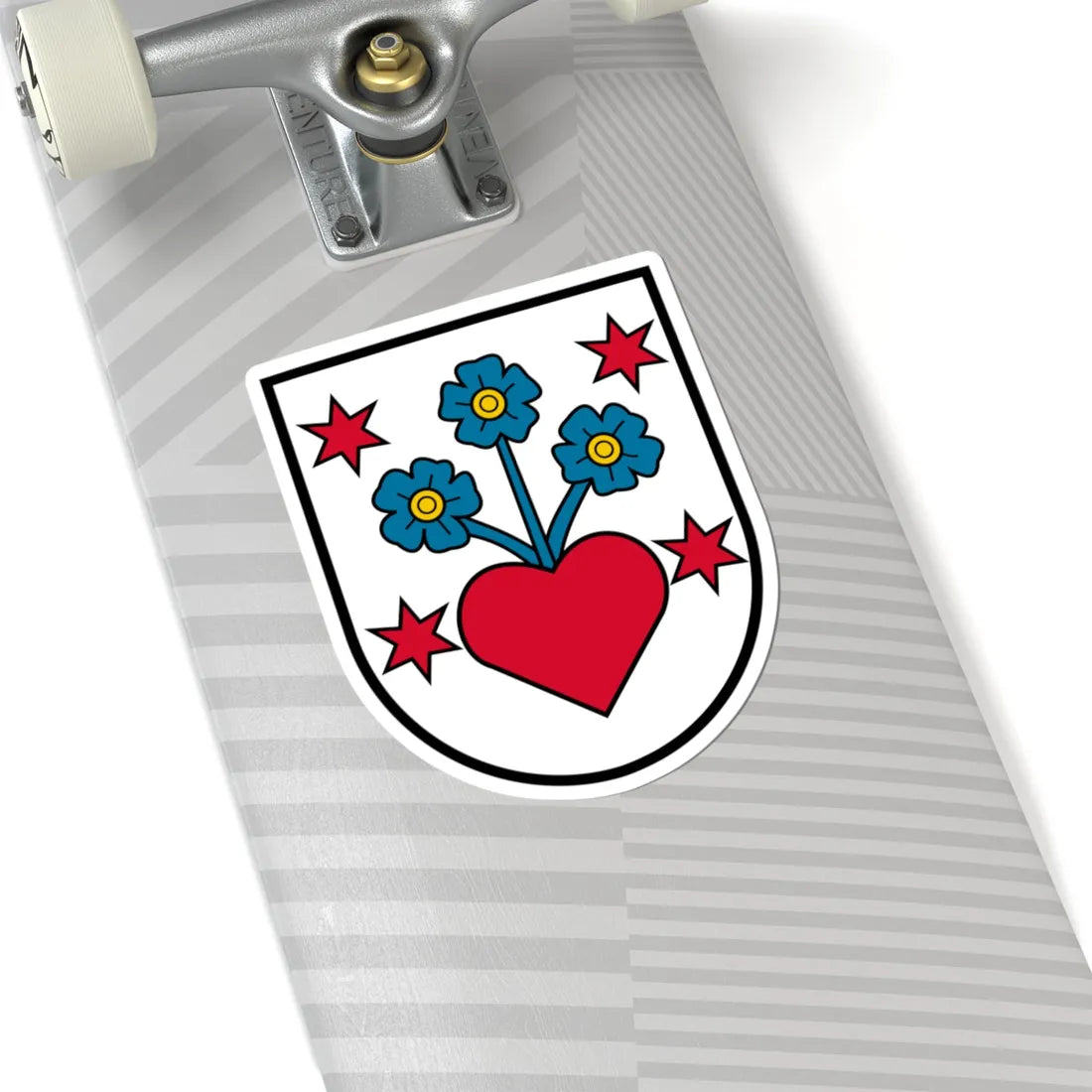 Coat of arms st agatha (Austria) (Coat of Arms) STICKER Vinyl Kiss-Cut Decal - The Sticker Space
