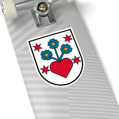 Coat of arms st agatha (Austria) (Coat of Arms) STICKER Vinyl Kiss-Cut Decal - The Sticker Space