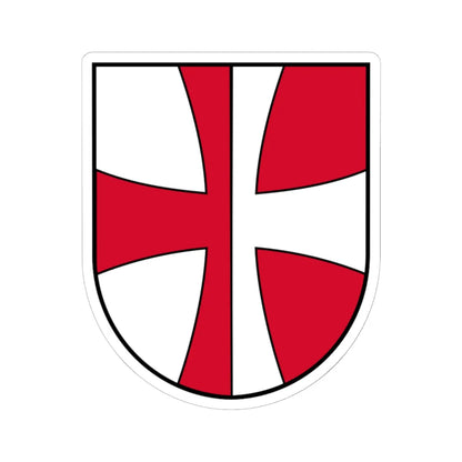 Coat of arms St Florian (Austria) (Coat of Arms) STICKER Vinyl Kiss-Cut Decal 6 Inch White - The Sticker Space