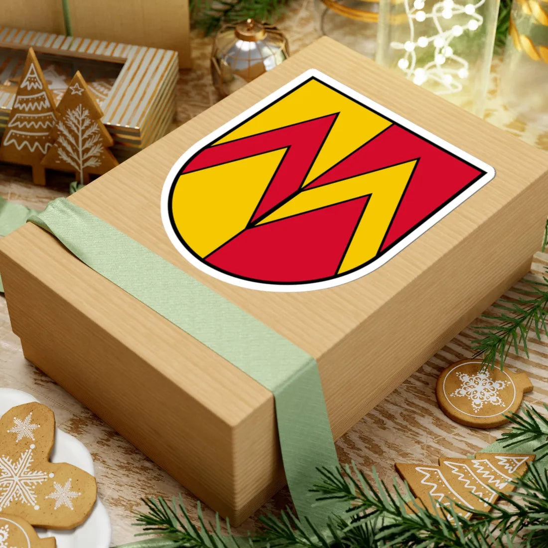 Coat of arms St Marien (Austria) (Coat of Arms) STICKER Vinyl Kiss-Cut Decal - The Sticker Space