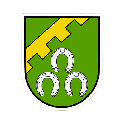 Coat of arms Steegen (Austria) (Coat of Arms) STICKER Vinyl Kiss-Cut Decal 3 Inch White - The Sticker Space