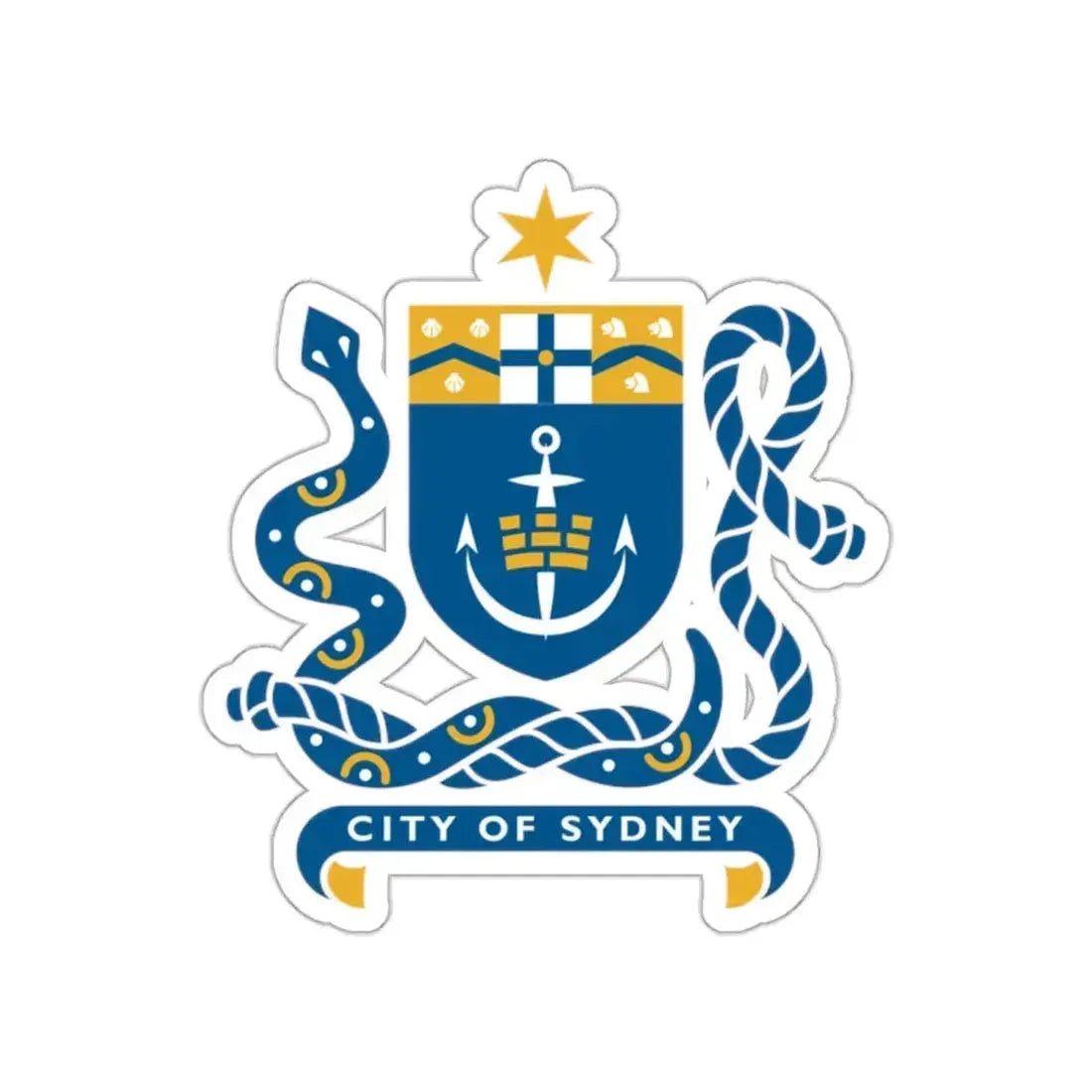 Coat of Arms Sydney Australia STICKER Vinyl Die-Cut Decal 2 Inch - The Sticker Space