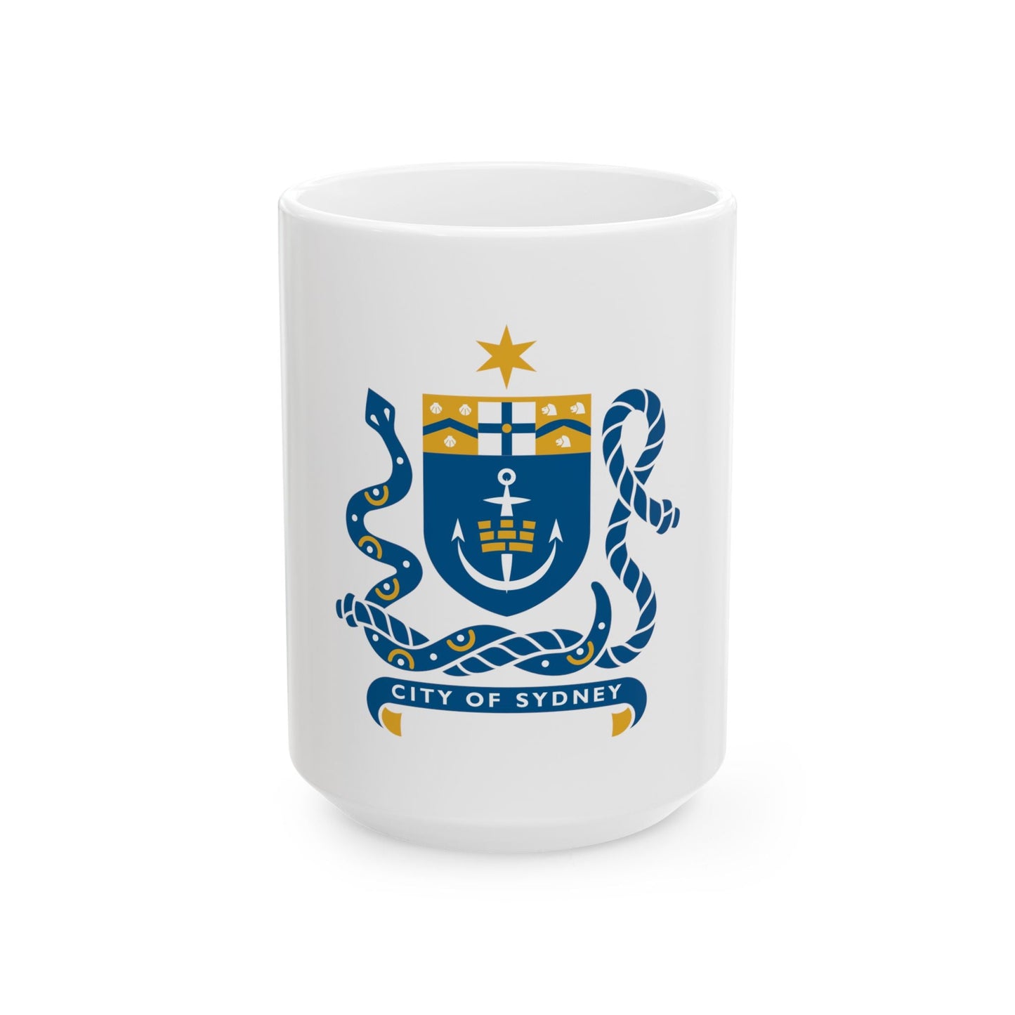 Coat of Arms Sydney Australia - White Coffee Mug