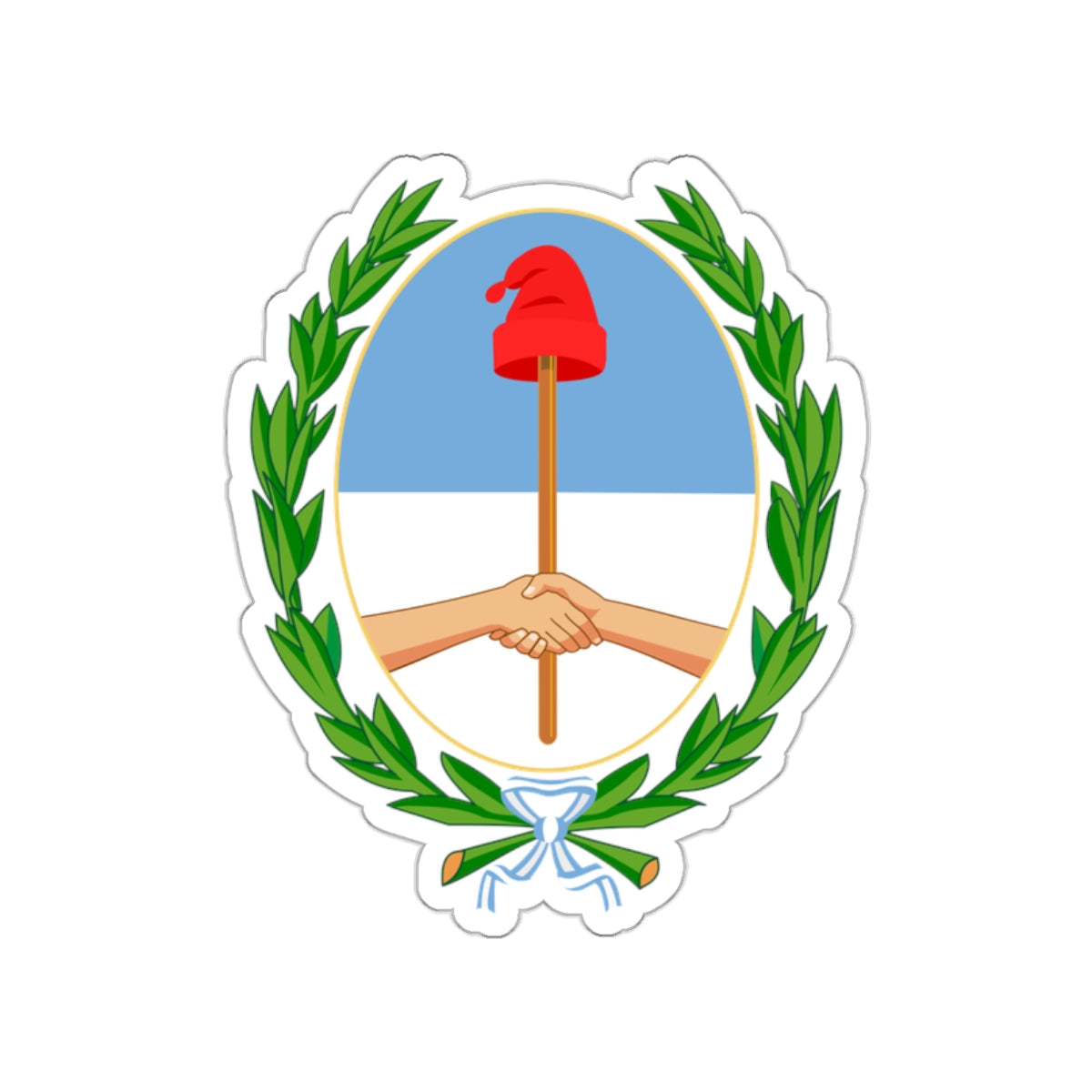 Coat of Arms Tucumán Argentina STICKER Vinyl Die-Cut Decal-White-The Sticker Space