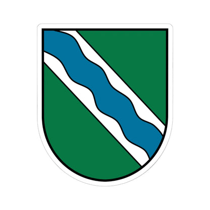 Coat of arms Wippenham (Austria) (Coat of Arms) STICKER Vinyl Kiss-Cut Decal 6 Inch White - The Sticker Space