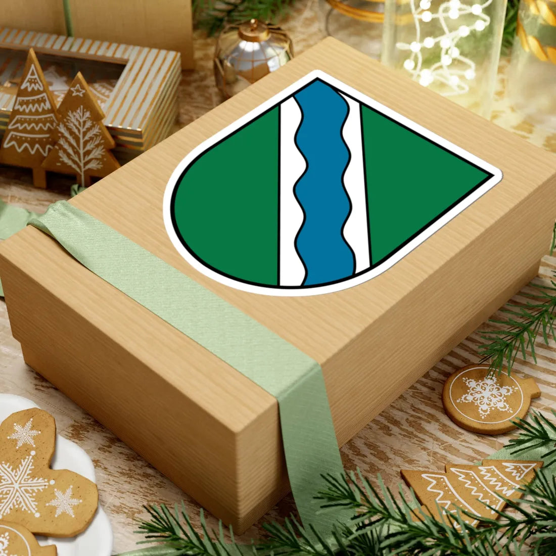 Coat of arms Wippenham (Austria) (Coat of Arms) STICKER Vinyl Kiss-Cut Decal - The Sticker Space