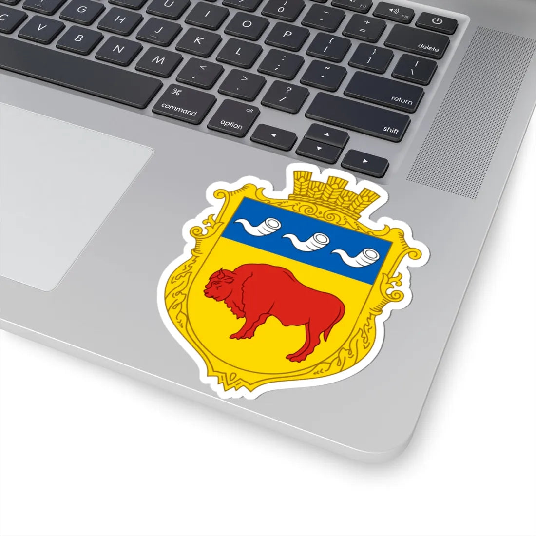 Coat of arms Zubra (Ukraine) (Coat of Arms) STICKER Vinyl Kiss-Cut Decal - The Sticker Space