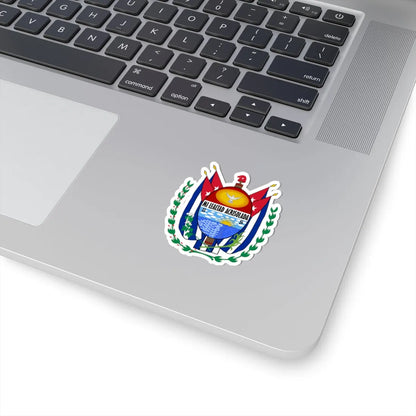 Coat of Santici Spíritus (Cuba) (Coat of Arms) STICKER Vinyl Kiss-Cut Decal - The Sticker Space