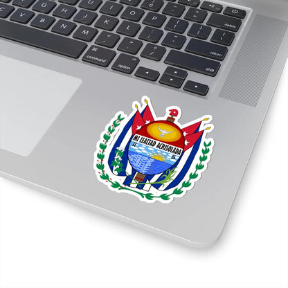 Coat of Santici Spíritus (Cuba) (Coat of Arms) STICKER Vinyl Kiss-Cut Decal - The Sticker Space