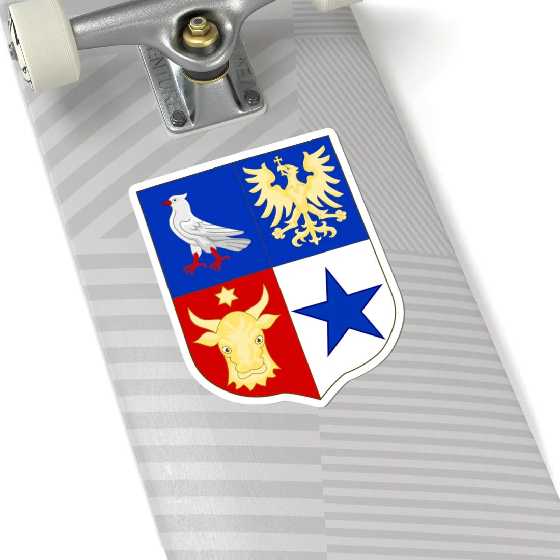 Coatf of Arms Soutzos (Algeria) (Coat of Arms) STICKER Vinyl Kiss-Cut Decal - The Sticker Space