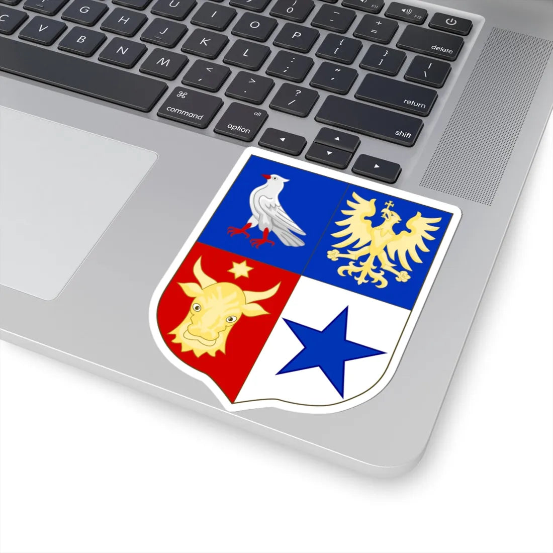 Coatf of Arms Soutzos (Algeria) (Coat of Arms) STICKER Vinyl Kiss-Cut Decal - The Sticker Space