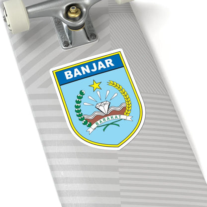Coats of arms of Banjar Regency (Indonesia) (Coat of Arms) STICKER Vinyl Kiss-Cut Decal - The Sticker Space