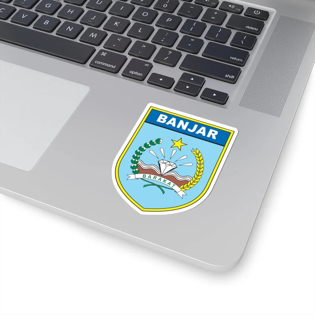 Coats of arms of Banjar Regency (Indonesia) (Coat of Arms) STICKER Vinyl Kiss-Cut Decal - The Sticker Space