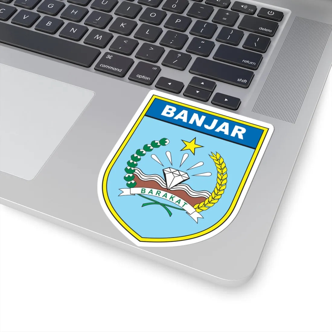 Coats of arms of Banjar Regency (Indonesia) (Coat of Arms) STICKER Vinyl Kiss-Cut Decal - The Sticker Space