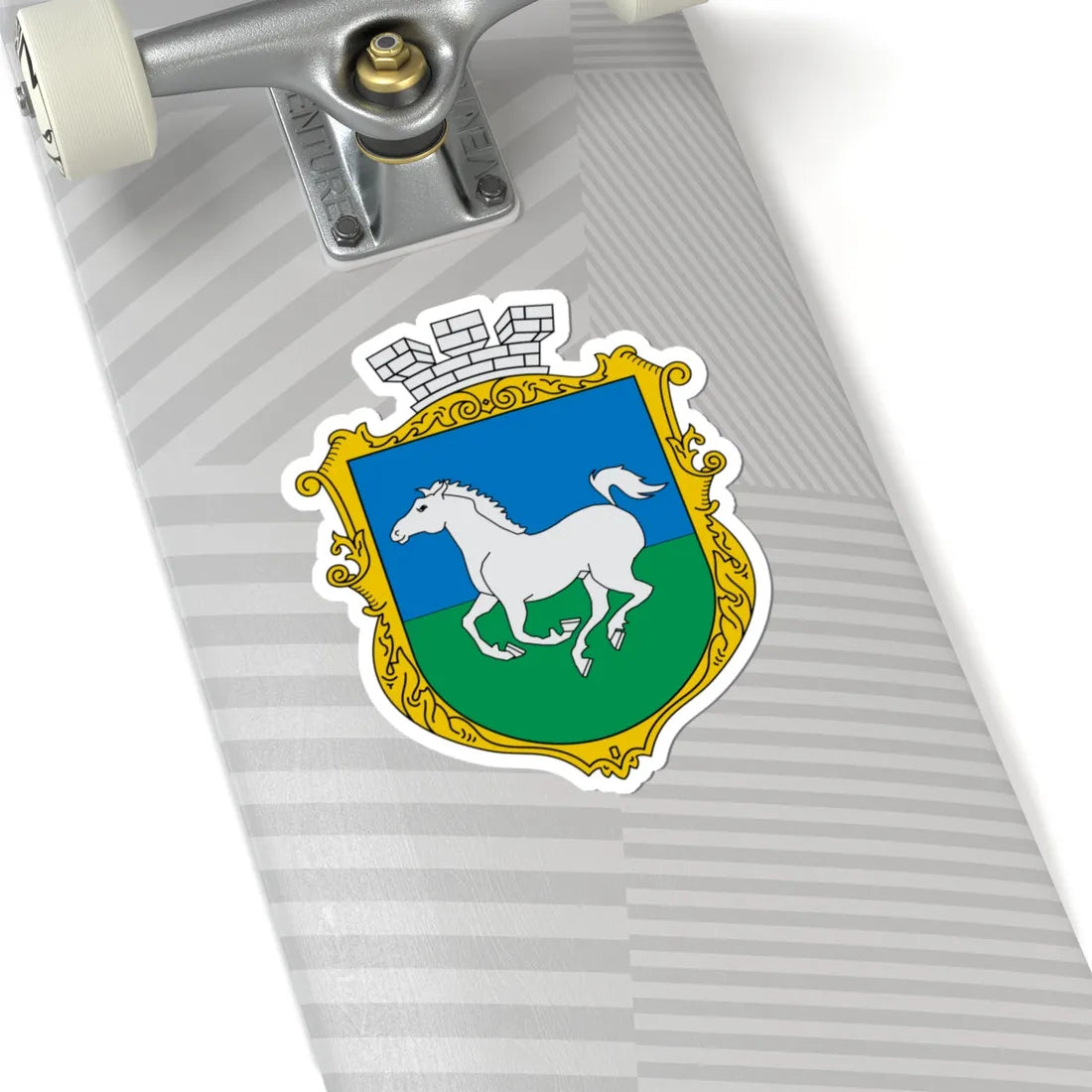 Coats of arms of Hulaypole (Spain) (Coat of Arms) STICKER Vinyl Kiss-Cut Decal - The Sticker Space