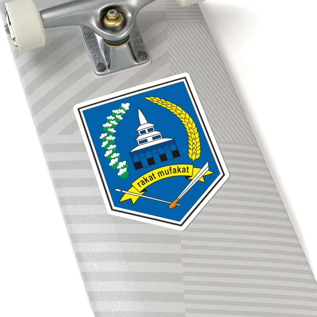 Coats of arms of Hulu Sungai Selatan Regency (Indonesia) (Coat of Arms) STICKER Vinyl Kiss-Cut Decal - The Sticker Space