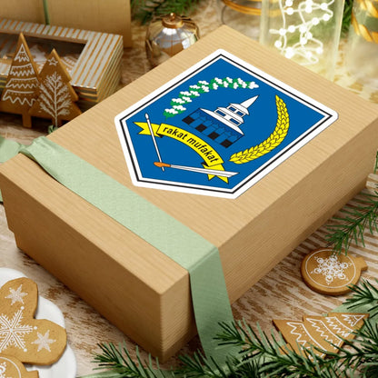 Coats of arms of Hulu Sungai Selatan Regency (Indonesia) (Coat of Arms) STICKER Vinyl Kiss-Cut Decal - The Sticker Space