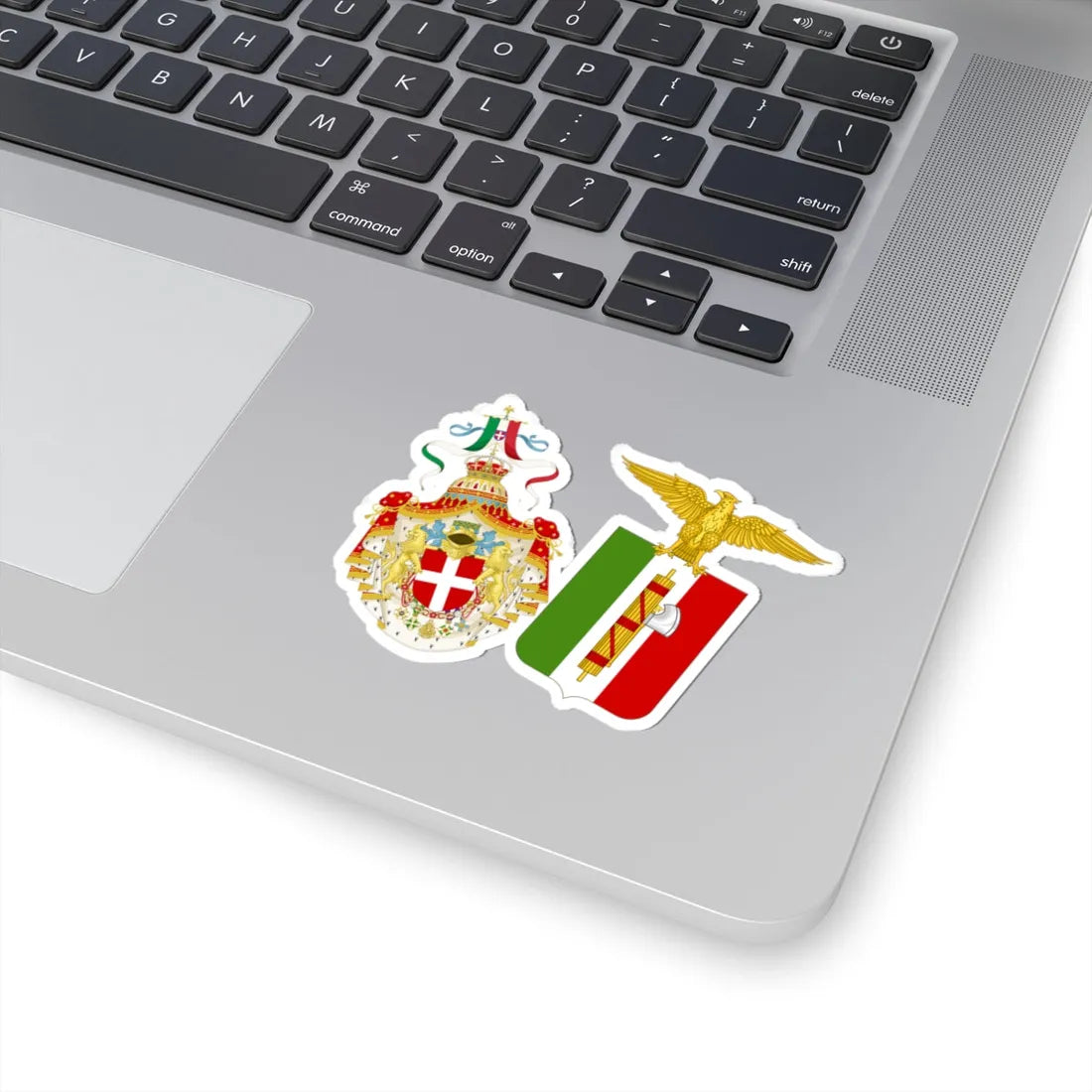 Coats of arms of Kingdom of Italy 1927-1929 Greater Arms (Italy) (Coat of Arms) STICKER Vinyl Kiss-Cut Decal - The Sticker Space