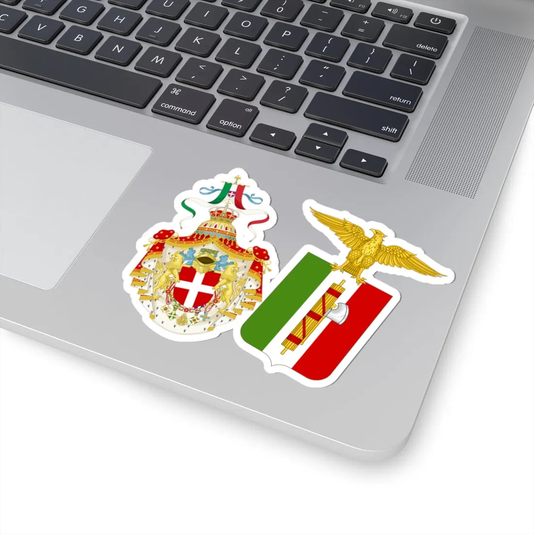 Coats of arms of Kingdom of Italy 1927-1929 Greater Arms (Italy) (Coat of Arms) STICKER Vinyl Kiss-Cut Decal - The Sticker Space