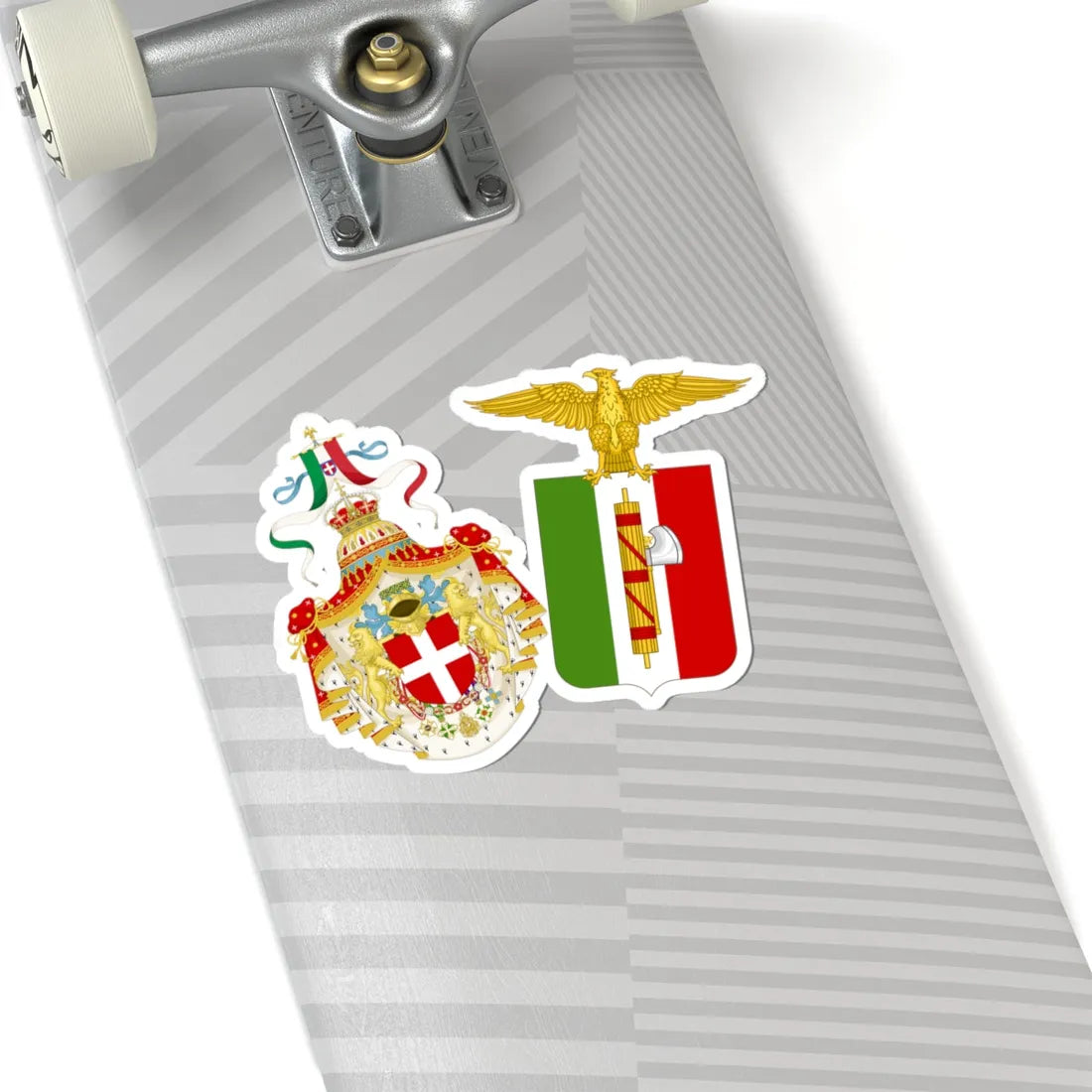 Coats of arms of Kingdom of Italy 1927-1929 Greater Arms (Italy) (Coat of Arms) STICKER Vinyl Kiss-Cut Decal - The Sticker Space