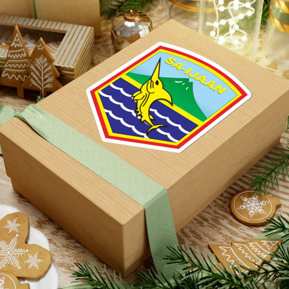 Coats of arms of Kotabaru Regency (Indonesia) (Coat of Arms) STICKER Vinyl Kiss-Cut Decal - The Sticker Space