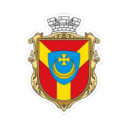 Coats of arms of Nemyriv (Ukraine) (Coat of Arms) STICKER Vinyl Kiss-Cut Decal 4 Inch White - The Sticker Space