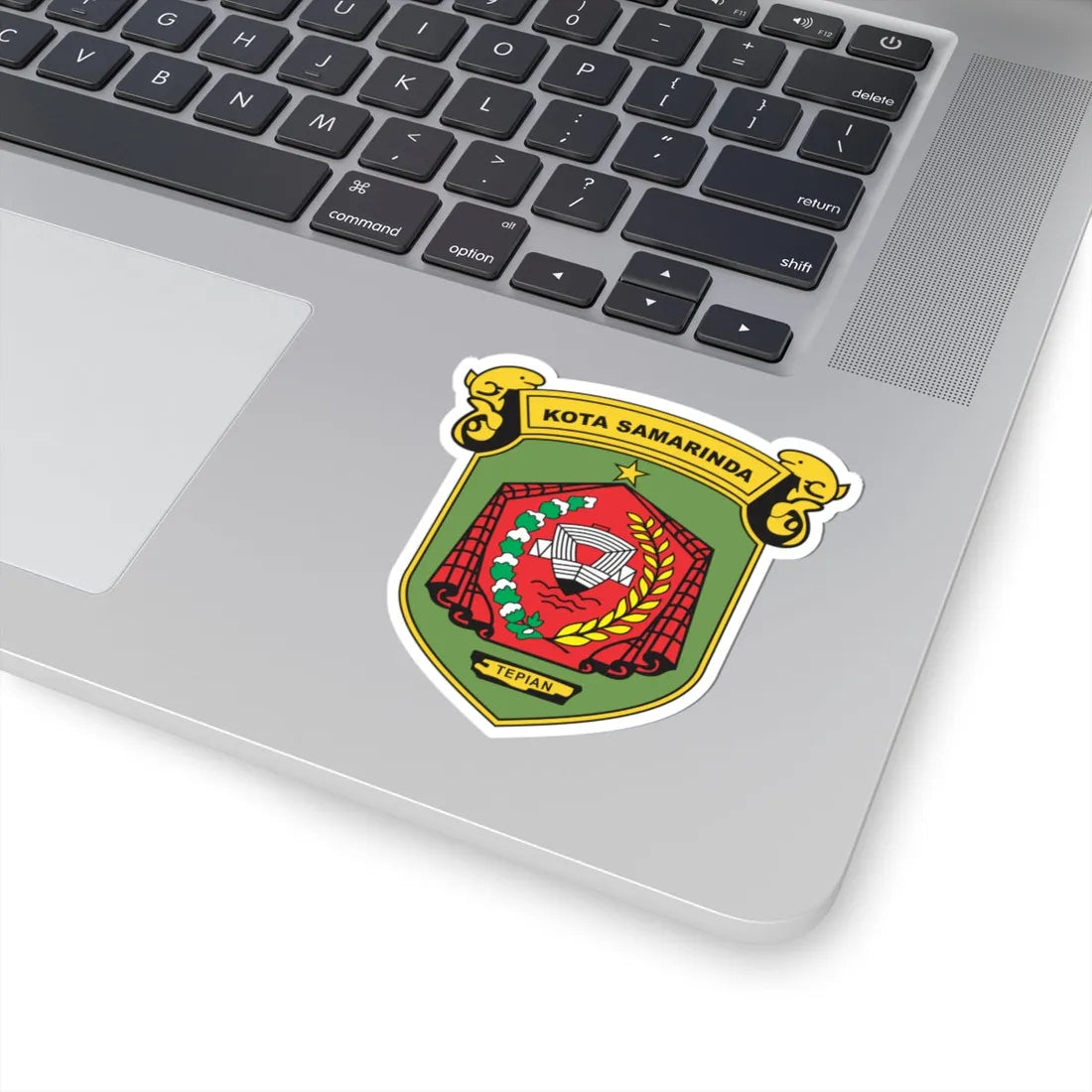 Coats of arms of Samarinda City (Indonesia) (Coat of Arms) STICKER Vinyl Kiss-Cut Decal - The Sticker Space