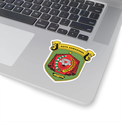Coats of arms of Samarinda City (Indonesia) (Coat of Arms) STICKER Vinyl Kiss-Cut Decal - The Sticker Space
