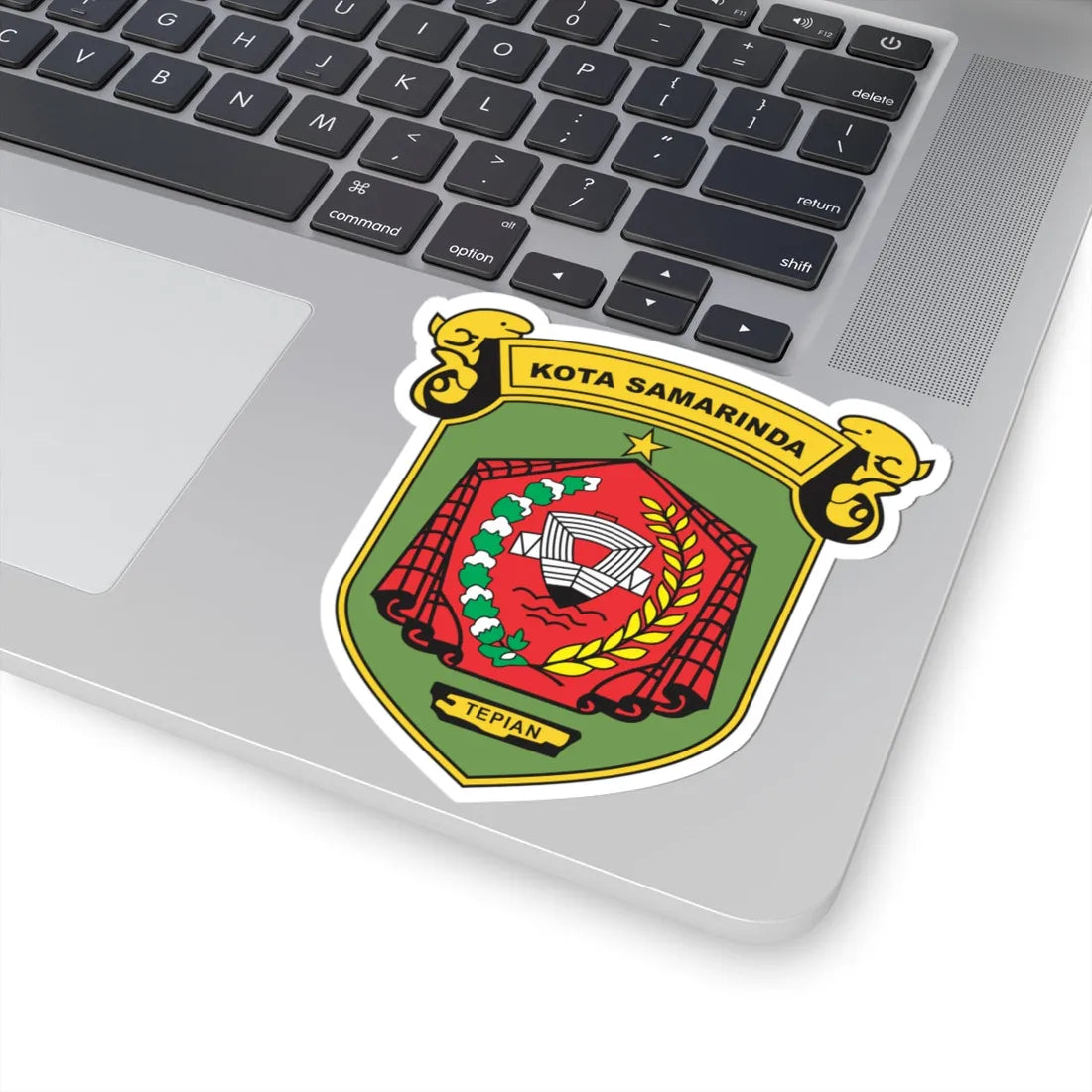 Coats of arms of Samarinda City (Indonesia) (Coat of Arms) STICKER Vinyl Kiss-Cut Decal - The Sticker Space