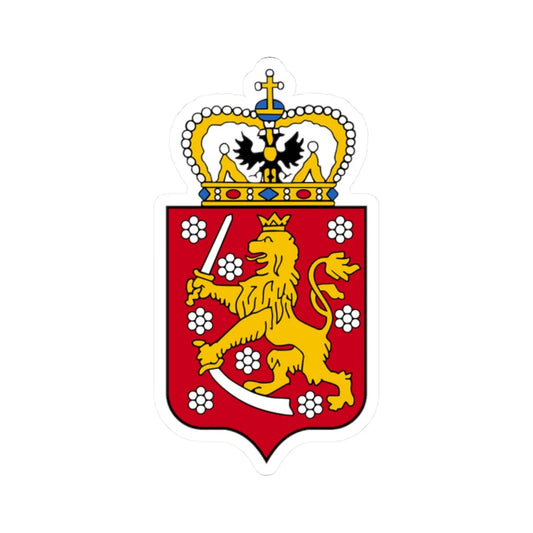 Coats of arms of the Grand Duchy of Finland 1882 (Finland) (Coat of Arms) STICKER Vinyl Kiss-Cut Decal 2 Inch White - The Sticker Space