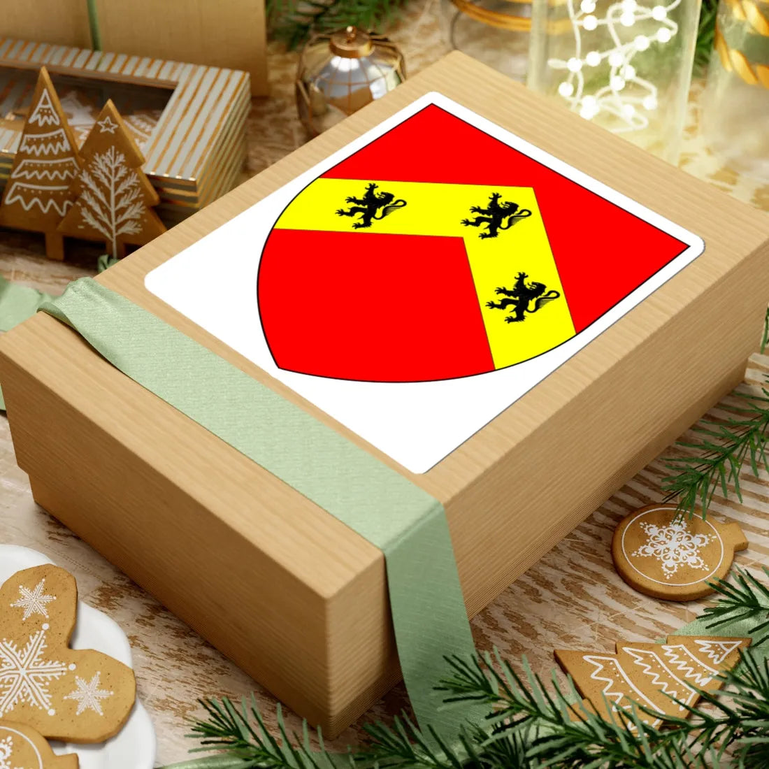 Cobham OfCobhamKent Arms (England) (Coat of Arms) STICKER Vinyl Kiss-Cut Decal - The Sticker Space