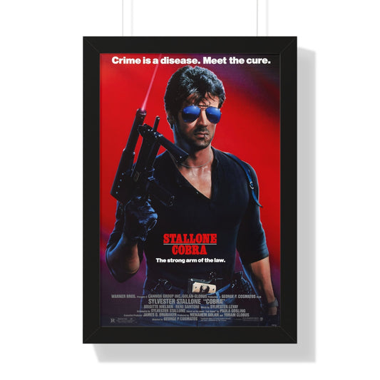 COBRA 1986 - Framed Movie Poster-16″ x 24″-The Sticker Space