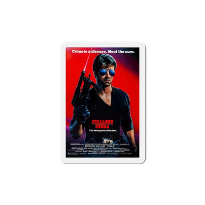 Cobra 1986 Movie Poster Refrigerator Magnet 5 Inch - The Sticker Space