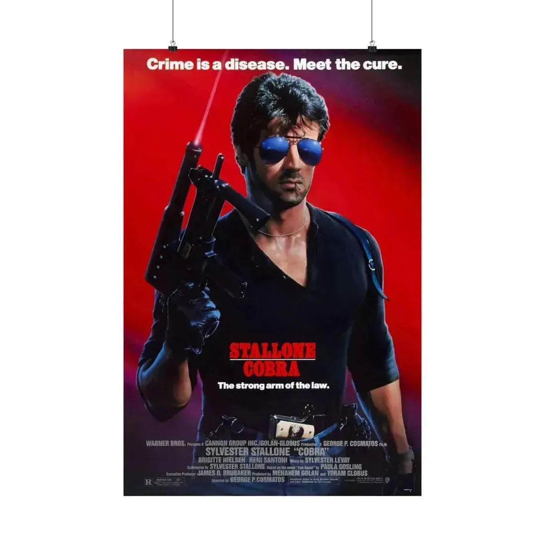 COBRA 1986 - Paper Movie Poster 24″ x 36″ Matte - The Sticker Space