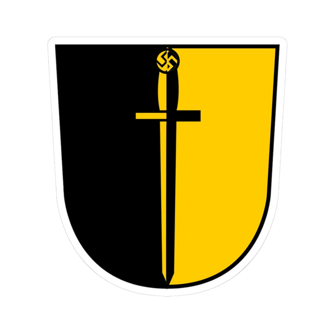 Coburg Wappen 1934-45 (Germany) (Coat of Arms) STICKER Vinyl Kiss-Cut Decal 3 Inch White - The Sticker Space