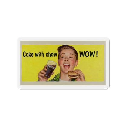 Coca-Cola advertising illustration (Magazine Illustration) Refrigerator Magnet-2" x 2"-The Sticker Space