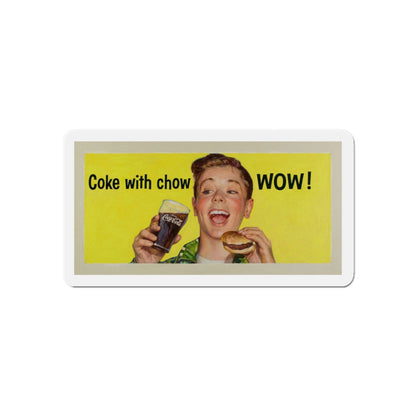 Coca-Cola advertising illustration (Magazine Illustration) Refrigerator Magnet-6 × 6"-The Sticker Space